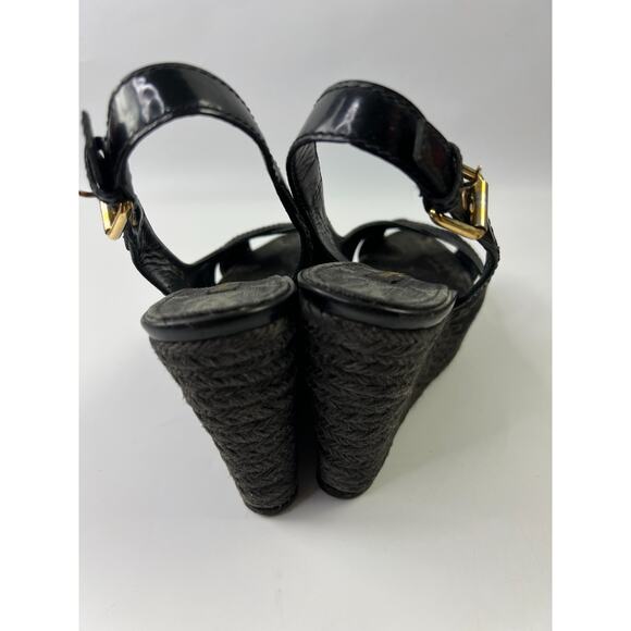 Louis Vuitton Monogram Canvas Wedge Sandals 38 (US7.5) - Picture 3 of 7